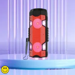 GUGGU Play (PORTABLE BLUETOOTH PARTY SPEAKER) With Karaoke Mic, High Quality SoundV256 20 W Bluetooth Party Speaker-image-56