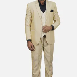 gargian master cut Men Single Breasted Self Design Suit-picture-45