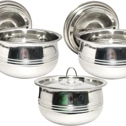 Stainless Steel Storage Bowl Bowl Set With Lid ( 300 ML , Dishwasher safe , Strong and Durable )-8