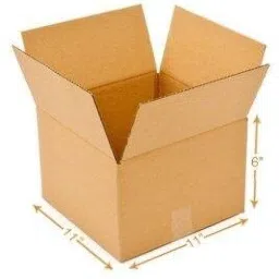 Corrugated Cardboard, Craft Paper, Paper (25 Boxes) 11 x 11 x 6 Inches 3 ply Cartoon Box For Packing, Moving, Shipping, Packaging Box-picture-19