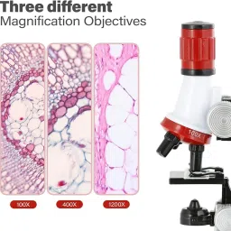 zuuluzrs Science Microscope Kits with Slides Educational Beginner Kit with LED image 4