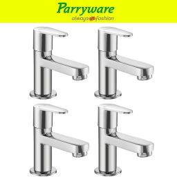 Uno Pillar Tap for Wash Basin – Brass Body, Chrome Finish set of 4 pic 050 Pillar Tap for Wash Basin – Brass Body, Chrome Finish, Single Lever Faucet Pillar Tap Faucet-image-27