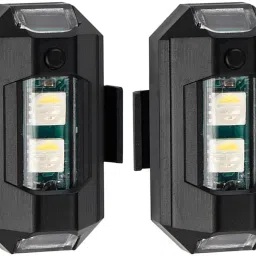 WRADER Aircraft Light for Drone Helmets Bike Cars and Number Plate with 7 Colors + Flashing Modes Small LED Aircraft Light (Pack of 2) Led Light-image-41
