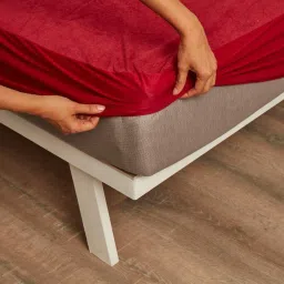 Elastic Strap Single Size Breathable Mattress Cover-image-6