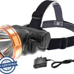 Rocklight 35Watt Laser Rechargeable Head Torch with Lithium-ion Battery for Farmers, Fishing, Camping, Hiking, Cycling, Running 8 hrs Lantern Emergency Light-9