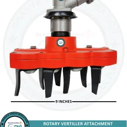 ROTARY HARROW VERTILLER ATTACHMENT WITH 28MM GEAR HEAD ASSEMBLY FOR BRUSH CUTTER Fuel Grass Trimmer-22