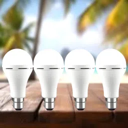 Emergency 12W Inverter LED Bulb with 2000mAh Rechargeable Battery Pack of 4 B284 4 hrs Bulb Emergency Light-2
