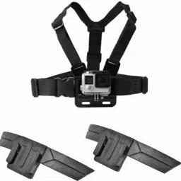 quikprof Chest Strap and, 2piece Chin Buckle for Gopro Hero, SJCAM, Yi Strap-16