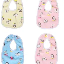 Bib for Infants Daily Use Super Soft Cotton Fast-Dry Printed Bibs-23