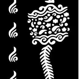 Mehndi Stencil Sticker Set for Family Fun and Creative Art-43
