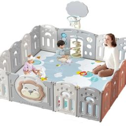 Baby Playpen 18 Panel for kids Baby Playing Area Play Yard for Baby-image-62