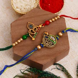 Designer RK_29 Assorted Chawal Roli Pack, RakhiSet-image-12