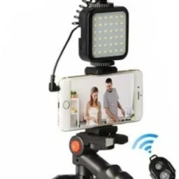 Clairbell UEH_588T_Vlogging Video Making Kit with tripod, holder, microphone & led light Tripod Kit-picture-19