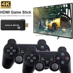 virat creation 2.4G Wireless Gamepad Controller USB Built-in 3000 Classic Wireless ConsoleFS8 64 GB with All Retro Games, LIKE GTA Vice City, Super Mario Bros 3, And Many More image 2