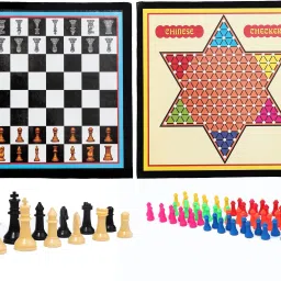 hk sports 2 in 1 Wooden 12*12" Ludo & Snake Ladder | Checker & Chess | Ludo Token Chessmen | 32 cm Chess Board image 4