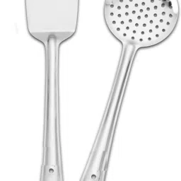 Stainless Steel Kitchen Tools Set for Cooking and Serving, Pack of 2 Ladle Disposable Stainless Steel Serving Spoon-image-12