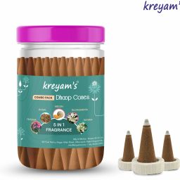 Dhoop Cone Combo Set for Pooja Fentasia,Gugal,Melon,Rajnigandha,Ratrani Guggul Dhoop-25