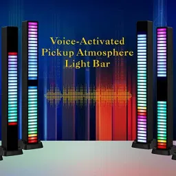 RHONNIUM RGB Music Sensing Light Bar 32 Bit Rhythm Light Smart Sensor Light image 2