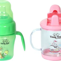 2 Baby Sippy Cup/Bottle Water/Juice/Milk 150ML Spout Sippers & Twin Handles-image-30