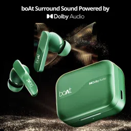 boat Airdopes 800 w/ Dolby Audio, 4 Mics AI-ENx Tech, Titanium Drivers & ASAP Charge Bluetooth Headset image 4