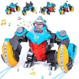 4‑in‑1 Transforming Gorilla Robot Dancing Musical Toy - with Lights & Sounds-image-73