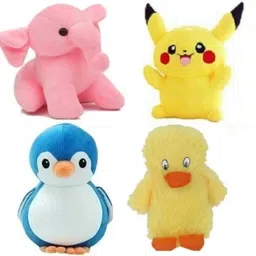 Combo Of 4 Trending Soft Toys For Kids - 30 cm (Multicolor) - 15 mm-image-9