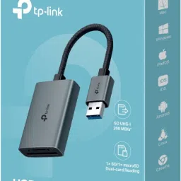 TP-Link UA430 USB 3.0 Type-A to SD & microSD 3.0 Card Reader USB Adapter-0