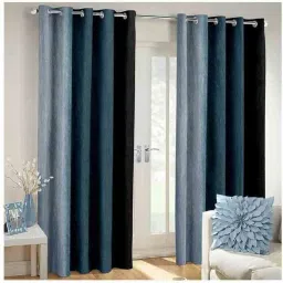 152.4 cm (5 ft) Polyester Semi Transparent Window Curtain (Pack Of 2)-image-47
