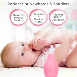 New Born Silicone Baby Safety Nose Cleaner Manual Nasal Aspirator-8
