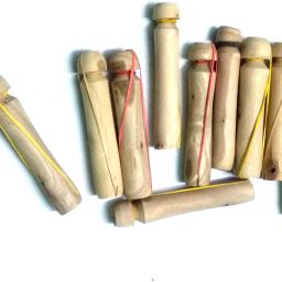 nawani Hair Rollers Wooden Curlers Smooth Rods For Crafts Antique Soviet Hair Rollers Wood Craft Sticks Retro Curlers, Set 10 Pc Electric Hair Curler-image-91
