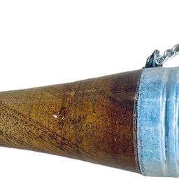 keshu handicraft Deshi Chillum With Gitti Wooden, Silver Outside Fitting Hookah Mouth Tip-picture-18