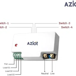 AZIOT 3+1 Fan Retrofit Smart Switch image 3