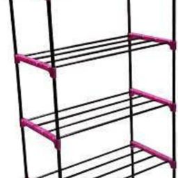 6LPINK Premium Metal Open Book Shelf-18