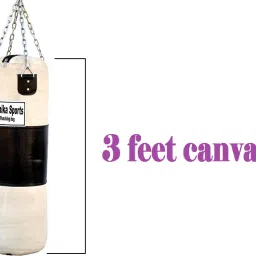Unfilled Heavy Canvas Punching Bag with Hanging Chain Boxing Kit-image-24