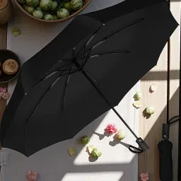 en,Women,Kids,Girls,Boys - 3 Fold with Auto Open and Close Umbrella (Black)_203 Umbrella-image-79