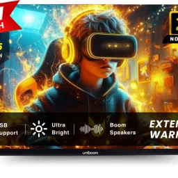 ULTIMA 80 cm (32 inch) HD Ready LED TV 2025 Edition with 30W Sonic Boom - True Frameless - Aura Vision+ Display - 2 HDMI-image-4