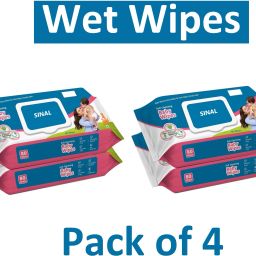 Pack of 4 Wet Wipes (160 leaf each) With Cap Cleansing Wipes with Lid WIP24.2-image-81