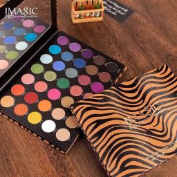 imagic 35 Color Zebra Pattern Eyeshadow palette Natural Shimmer 150 g image 3