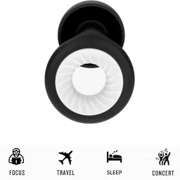 HUSH Noise Reduction ear plugs for Travel, Sleep, concert and Focus Ear Plug-image-19