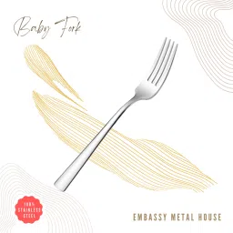 Platinum Premium Cutlery 1.9 mm Thickness Finest Stainless Steel, Steel Baby Fork, Dinner Fork Set-64