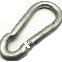 Safety Lock Snap Hook for Outdoor Sports (Galvanized M12 -Pack Off 10) Locking Carabiner-image-9