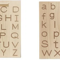 jaraglobal Reversible Tamil, Hindi, English Alphabet with Number Wooden Tracing Board image 4