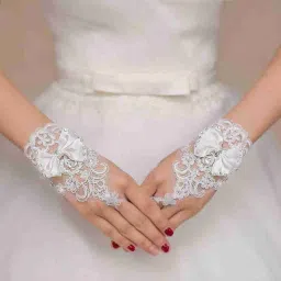 Embroidered Evening Women Gloves-image-53