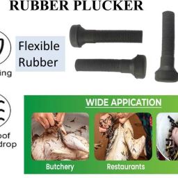 chicken plucker rubber for feather cleaning quail,duck,turkeys (pack of 100) Silicone Masher Meat Tenderizer-image-73