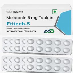 Melatonin 5mg Natural Sleeping Pills Non Addictive Sleep Tablet (100 Tablets)-image-10