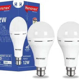 12W LED Bulb with Advanced Battery|Pck of 2 4 hrs Bulb Emergency Light-20