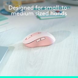 Logitech M650 Silent -Small to Medium Sized Hands Wireless Ambidextrous Optical Mousewith Bluetooth image 3