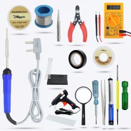 HGCM276M1 16in1 Soldering Machine Glue Gun Combo Kit Set with Digital Multimeter 25 W Simple-25