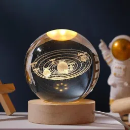 3D Galaxy Crystal Ball Lamp, K9 Crystal Ball Light with 3.15 Inch Wooden Base Night Lamp-picture-12