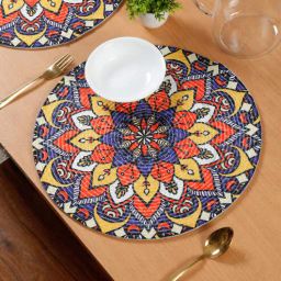 hosta homes Pure Cotton Geometric Print Table Runners, Digitally Printed, 1-Pack-picture-2